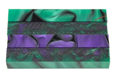 X Purple Monster Acrylic Pen Blank 3/4