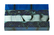 X Bright Blue Sea Acrylic Pen Blank 3/4"x3/4"x5" BTWPBM1220 1pc