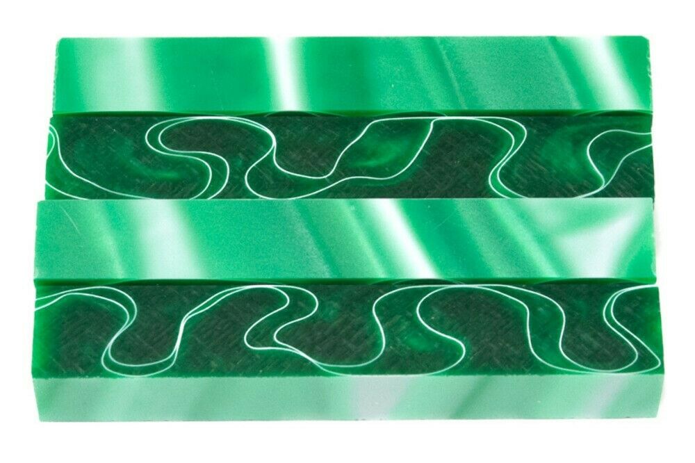 X Wintergreen Swirl Acrylic Pen Blank 3/4"x3/4"x5" BTWPBM1311 1pc