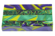 X Blueberry Ice Acrylic Pen Blank 3/4"x3/4"x5" BTWPBM1218 1pc