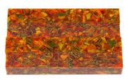 X O/S Fractured Tye Dye Acrylic Pen Blank 3/4"x3/4"x5" BTWPBM1032 (1 pc)