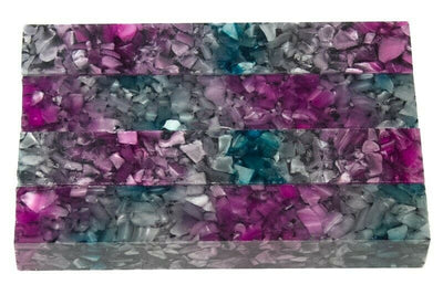 X Midnight Violet Acrylic Pen Blank 3/4