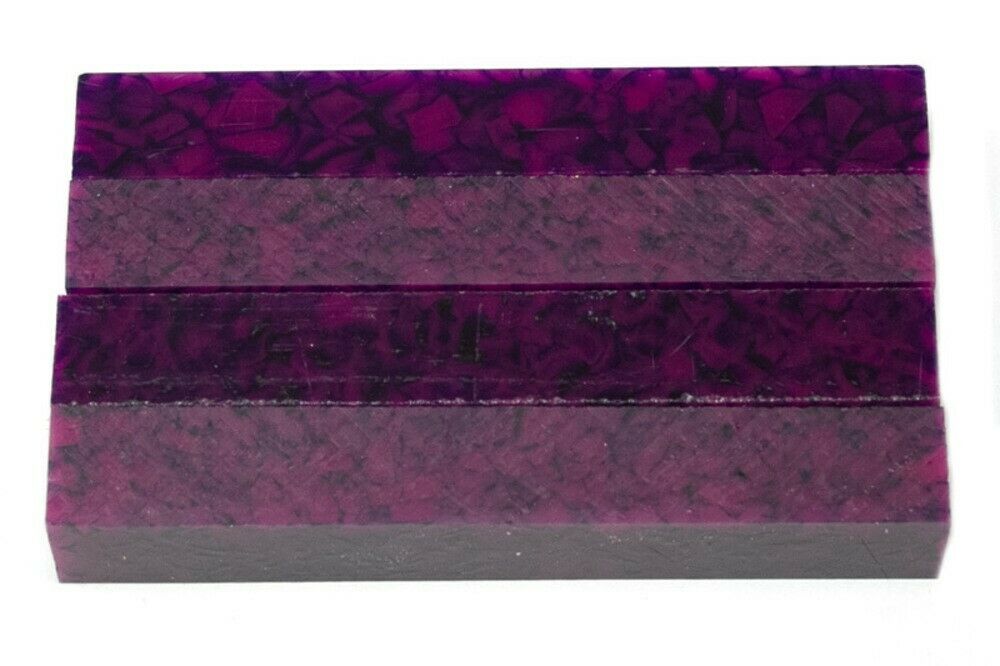 X Plum Pebble Acrylic Pen Blank 3/4"x3/4"x5" BTWPBM1351 1pc