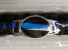 Thin Blue Line Police Paracord Survival Bracelet
