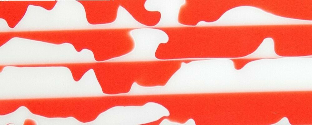 Peppermint Swirl BTW84GC5 Acrylic (1 pc) Turning 1 1/2"sq x 5"