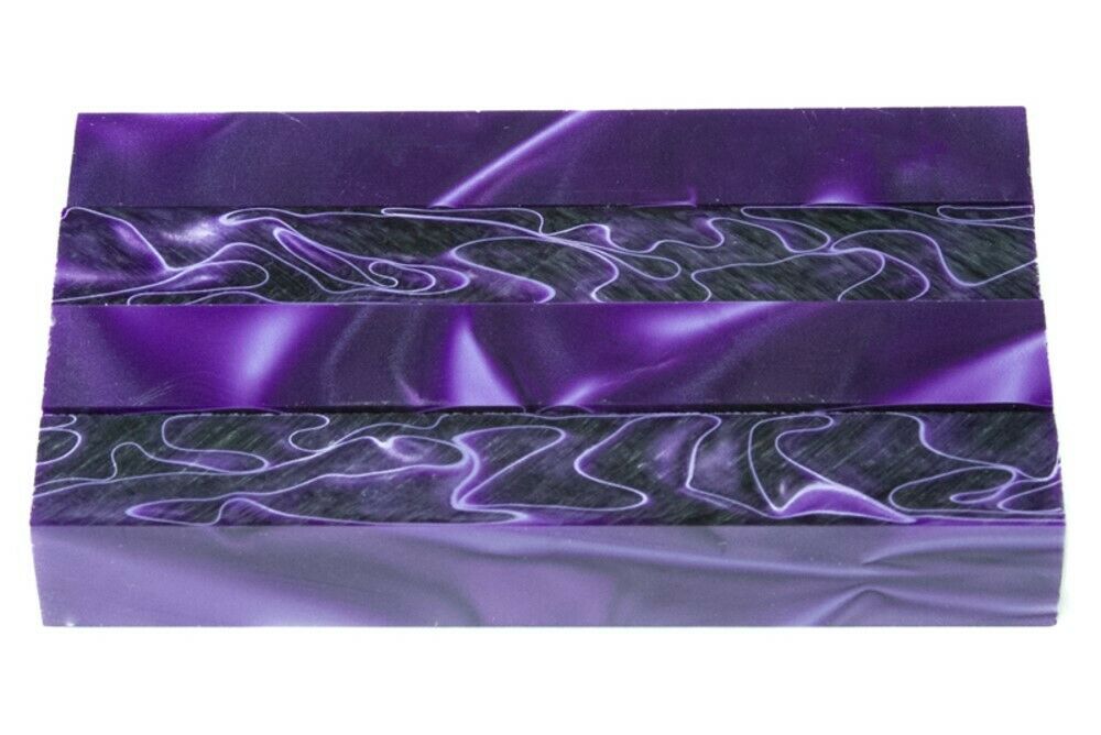 X Purple Haze Acrylic Pen Blank 3/4"x3/4"x5" BTWPBM1358 1pc