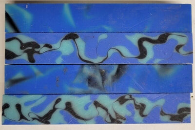 X Rushing Water Acrylic Pen Blank 3/4