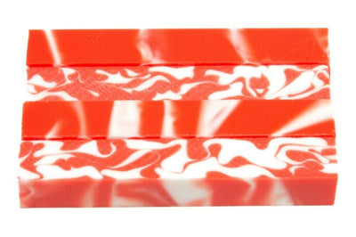 X Peppermint Swirl Acrylic Pen Blank 3/4