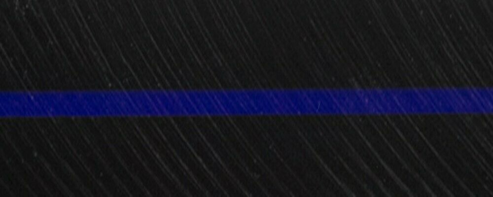 Thin Blue Line BTW117GC5 Acrylic (1 pc) Turning 1 1/2"sq x 5"