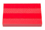 X Red Rose Acrylic Pen Blank 3/4"x3/4"x5" BTWPBM1372 1pc