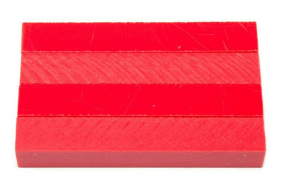 X Red Rose Acrylic Pen Blank 3/4