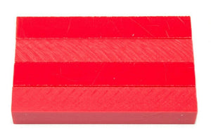X Red Rose Acrylic Pen Blank 3/4"x3/4"x5" BTWPBM1372 1pc