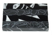 Pitch Black Acrylic Pen Blank 3/4"x3/4"x3" BTWPBM1348short 1pc