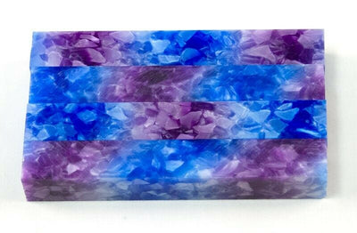 X Sea Orchid Acrylic Pen Blank 3/4