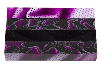X Plum Water Mesh Acrylic Pen Blank 3/4