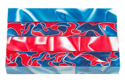 X Red Sea Acrylic Pen Blank 3/4