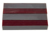 X Ruby Rage Pinstripe Acrylic Pen Blank 3/4"x3/4"x5" BTWPBM1381 1pc