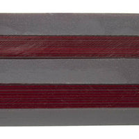X Ruby Rage Pinstripe Acrylic Pen Blank 3/4"x3/4"x5" BTWPBM1381 1pc
