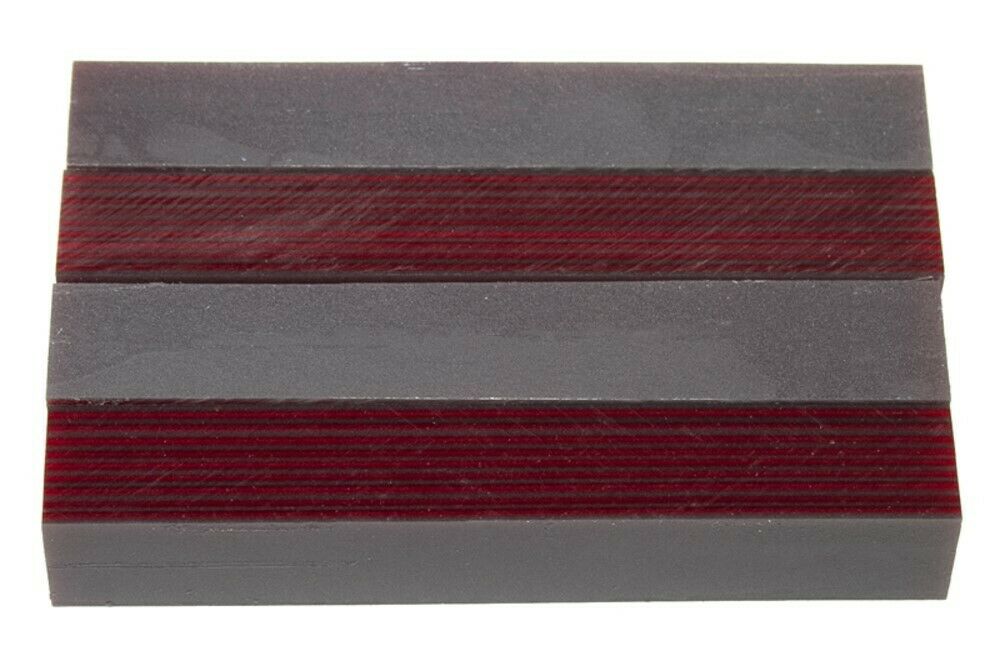 X Ruby Rage Pinstripe Acrylic Pen Blank 3/4"x3/4"x5" BTWPBM1381 1pc