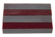 X Ruby Rage Pinstripe Acrylic Pen Blank 3/4"x3/4"x5" BTWPBM1381 1pc
