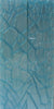 Light Aqua Designed Acrylic (2 pc) Knife Scales 3/16" x 1 1/2" x 6" - 0432