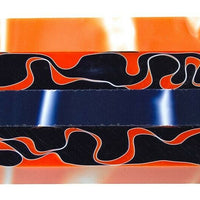 X Coral Swirl Acrylic Pen Blank 3/4"x3/4"x5" BTWPBM1434 (1 pc)