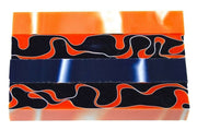 X Coral Swirl Acrylic Pen Blank 3/4"x3/4"x5" BTWPBM1434 (1 pc)