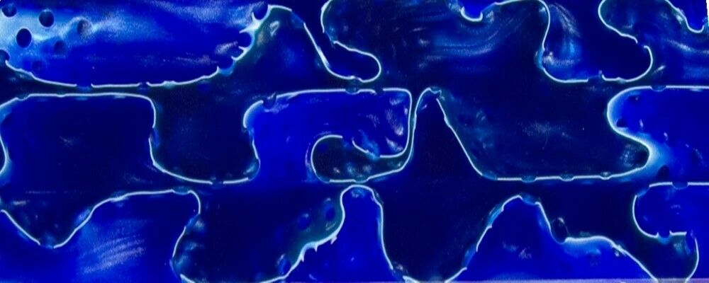 Blue Hawaii BTW10GC5 Acrylic (1 pc) Turning 1 1/2"sq x 5"