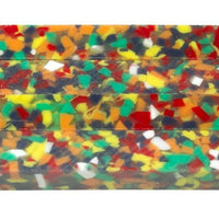 X Rainbow Confetti Acrylic Pen Blank 3/4"x3/4"x5" BTWPBM1368 1pc