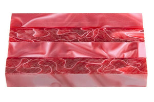 X Candy Cane Acrylic Pen Blank 3/4"x3/4"x5" BTWPBM1223 1pc