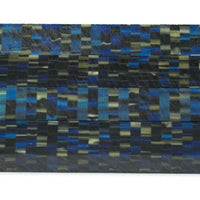 X Royal Blue & Gold Matrix Acrylic Pen Blank 3/4"x3/4"x5" BTWPBM1379 1pc
