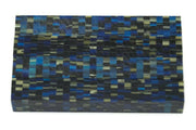 X Royal Blue & Gold Matrix Acrylic Pen Blank 3/4"x3/4"x5" BTWPBM1379 1pc