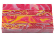X Sangria Scramble Acrylic Pen Blank 3/4"x3/4"x5" BTWPBM1387 1pc