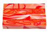 X Orange Sherbert Acrylic Pen Blank 3/4"x3/4"x5" BTWPBM1337 1pc