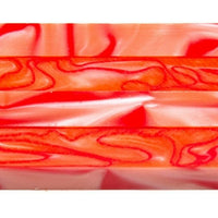 X Orange Sherbert Acrylic Pen Blank 3/4"x3/4"x5" BTWPBM1337 1pc