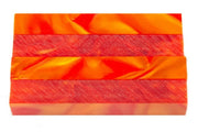 X Red Tangerine Acrylic Pen Blank 3/4"x3/4"x5" BTWPBM1374 1pc