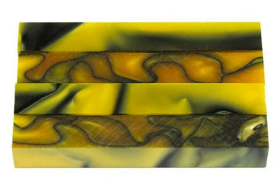 X Goldenrod Acrylic Pen Blank 3/4