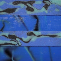 X Ocean Waves Acrylic Pen Blank 3/4"x3/4"x5" BTWPBM1426 (1 pc)