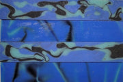 X Ocean Waves Acrylic Pen Blank 3/4"x3/4"x5" BTWPBM1426 (1 pc)