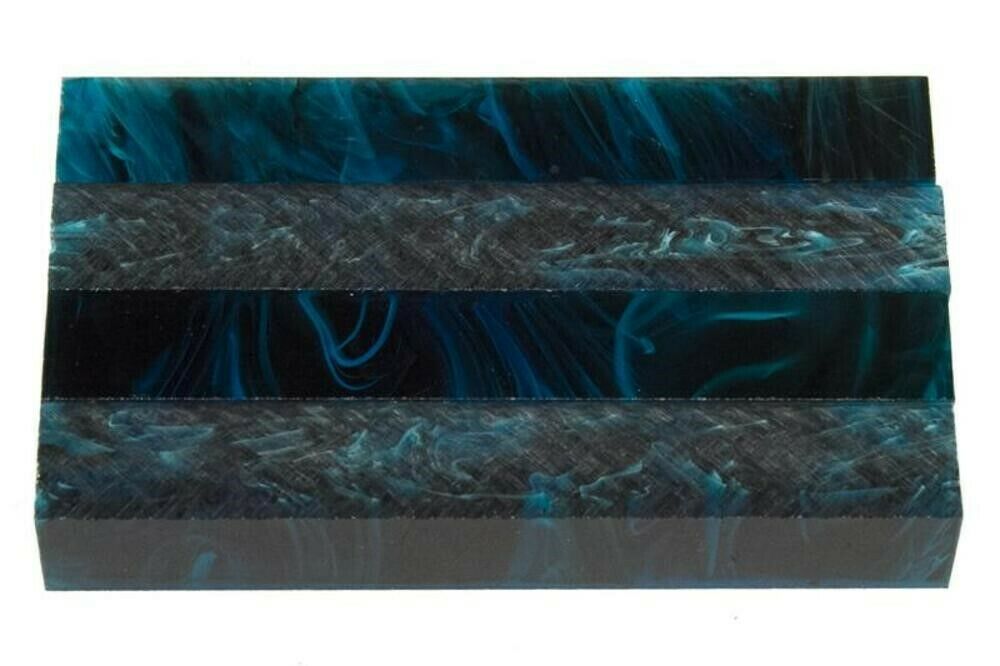 X Topaz Mist Acrylic Pen Blank 3/4"x3/4"x5" BTWPBM1222 1pc