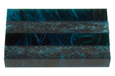 X Topaz Mist Acrylic Pen Blank 3/4
