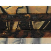 X Silver Tiger Acrylic Pen Blank 3/4"x3/4"x5" BTWPBM1396 1pc