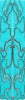 Turquoise Acrylic Mini Knife Scale (2pc) 3/4"x3/4"x5" BTWKSMINI1031 (1 pc)