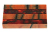 X Orange Velvet Acrylic Pen Blank 3/4"x3/4"x5" BTWPBM1338 1pc