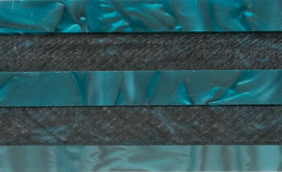 X Teal Tango Acrylic Pen Blank 3/4