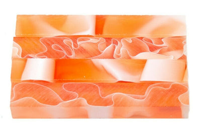 X Peach Water Acrylic Pen Blank 3/4