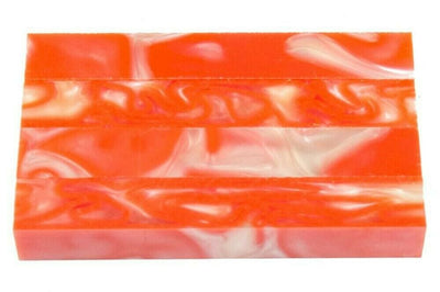 X Frosted Carrot Acrylic Pen Blank 3/4