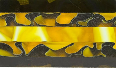 X Bumblebee Water Acrylic Pen Blank 3/4