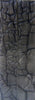 Dark Gray Designed Acrylic (2 pc) Knife Scales 3/16" x 1" x 6" - 0417