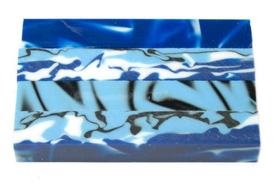 X Ocean Camo Acrylic Pen Blank 3/4